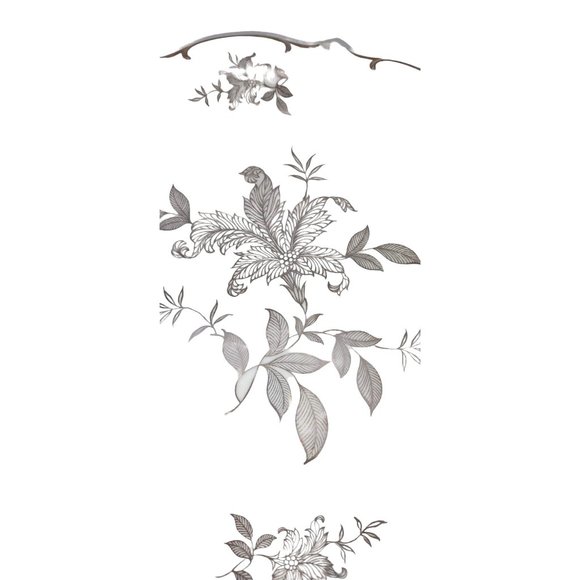 Schumann Arzberg Platinum Elegance Plate Floral Design Porcelain12 Inch Diameter - Picture 3 of 5